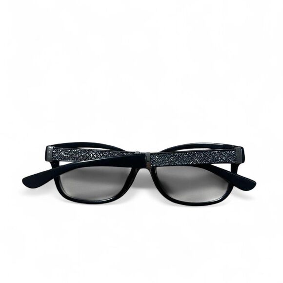 Jimmy-choo Women's Black and Glitter eyeglasses - Picture 1 of 6